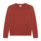 Straight ocher red cashmere sweater | Mimmi | Linnea Lund