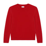Straight red cashmere sweater | Mimmi | Linnea Lund