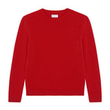 Straight red cashmere sweater | Mimmi | Linnea Lund