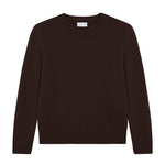 Straight dark brown cashmere sweater | Mimmi | Linnea Lund