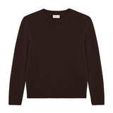 Straight dark brown cashmere sweater | Mimmi | Linnea Lund