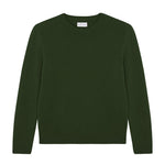 Straight dark green cashmere sweater | Mimmi | Linnea Lund