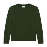 Straight dark green cashmere sweater | Mimmi | Linnea Lund