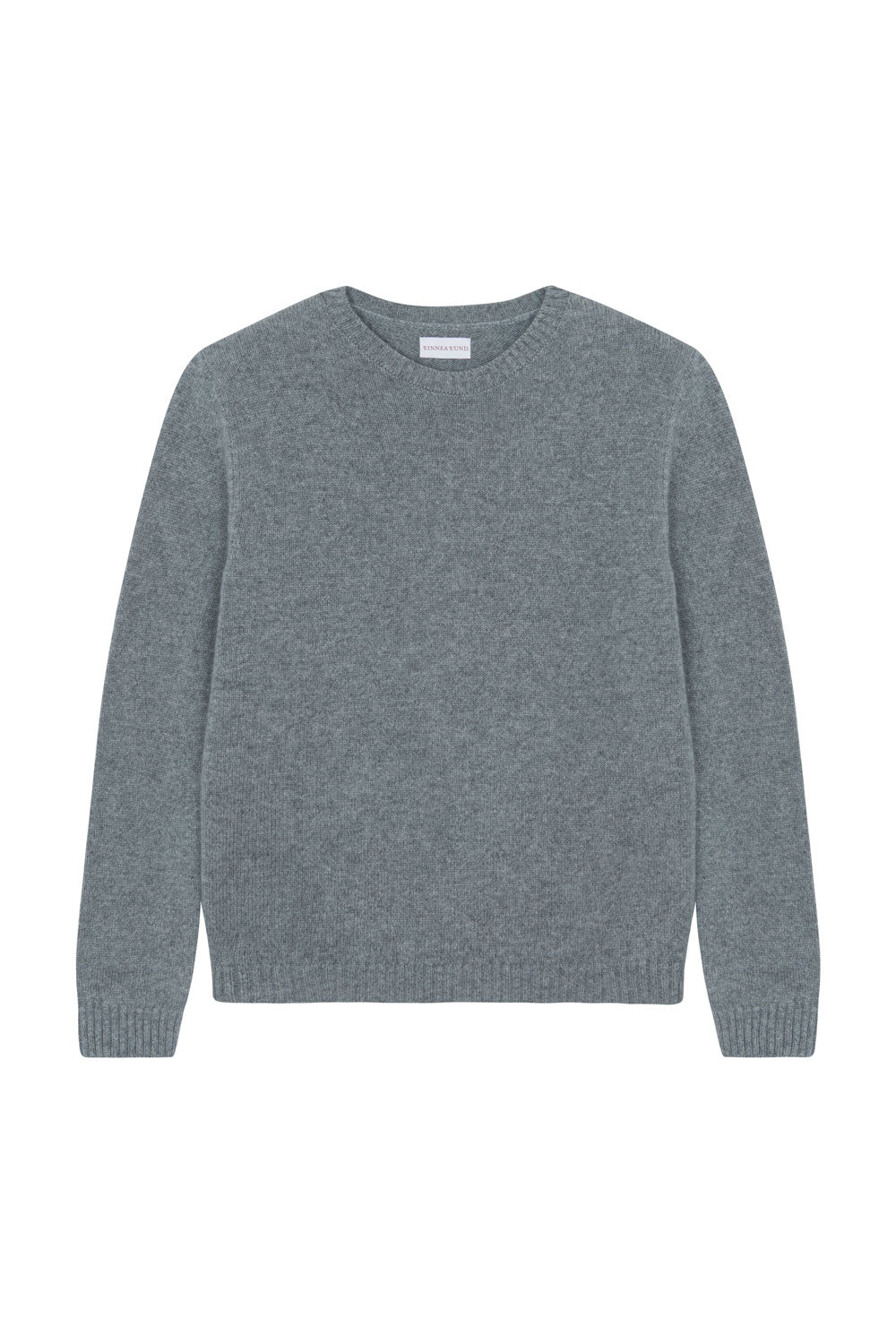 Straight grey cashmere sweater | Mimmi | Linnea Lund