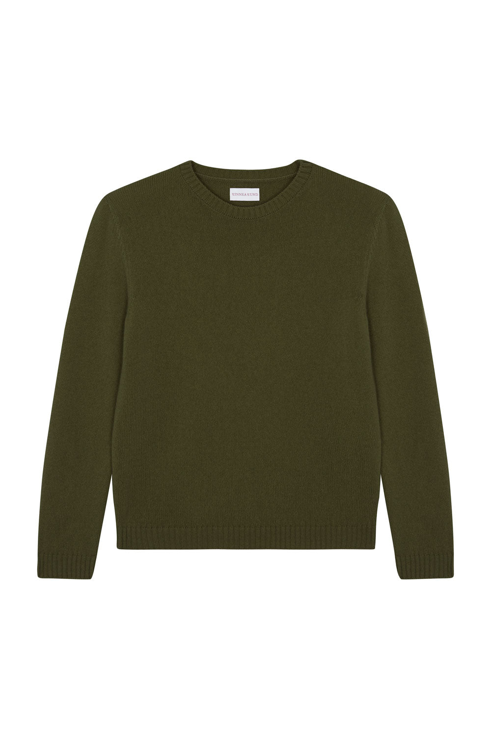 Straight khaki cashmere sweater | Mimmi | Linnea Lund