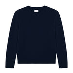 Straight dark blue cashmere sweater | Mimmi | Linnea Lund
