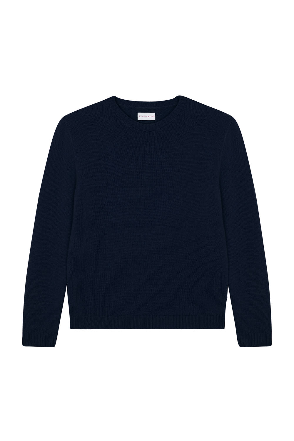 Straight dark blue cashmere sweater | Mimmi | Linnea Lund