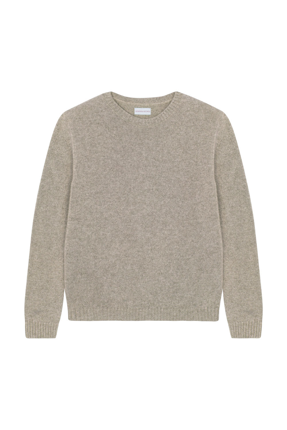Straight beige cashmere sweater | Mimmi | Linnea Lund
