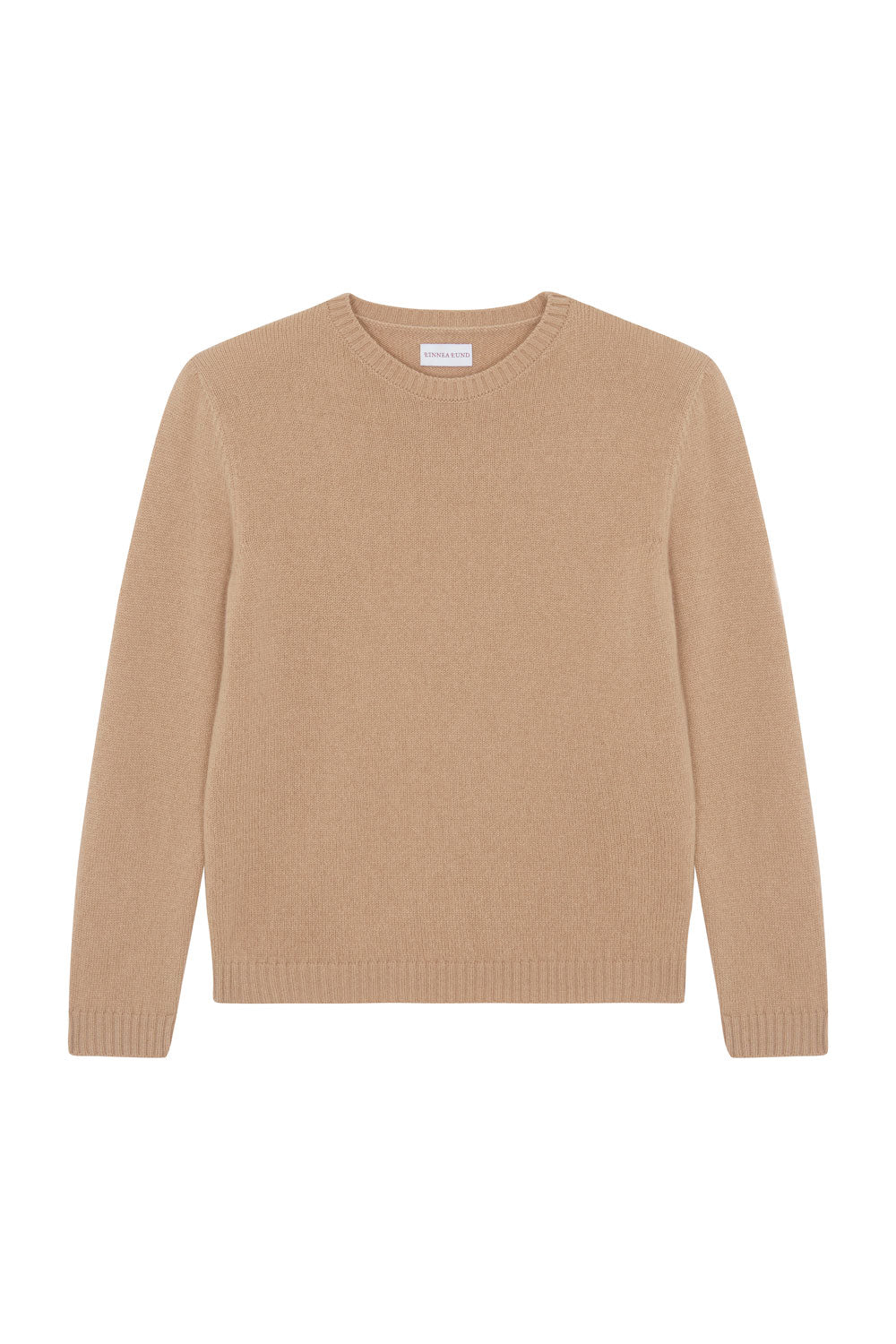 Straight beige cashmere sweater | Mimmi | Linnea Lund