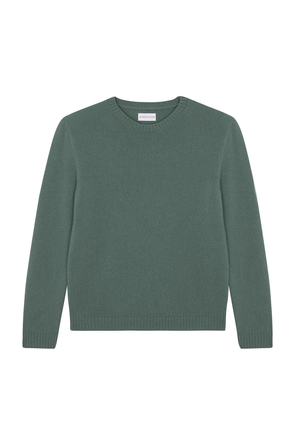 Straight verdigris cashmere sweater | Mimmi | Linnea Lund