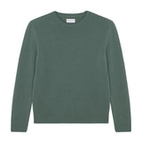 Straight verdigris cashmere sweater | Mimmi | Linnea Lund