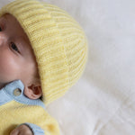 Baby cashmere hat in yellow | Oliver | Linnea Lund