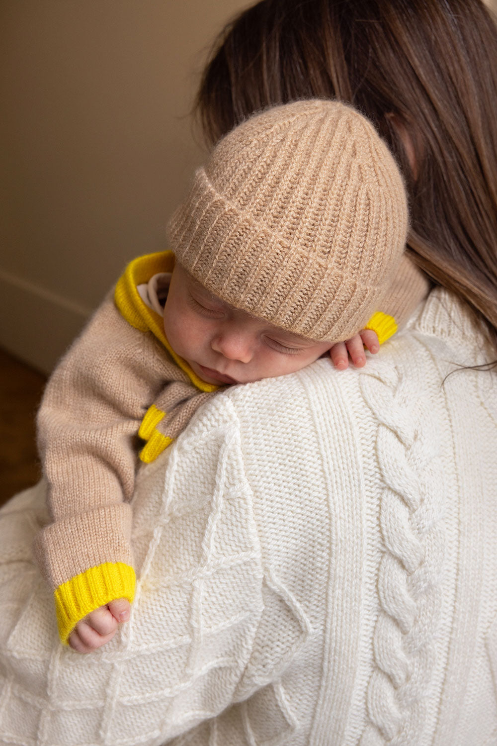 Baby cashmere hat in camel | Oliver | Linnea Lund