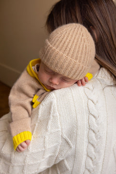 Baby cashmere hat in camel | Oliver | Linnea Lund