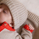 Baby cashmere hat in beige | Oliver | Linnea Lund