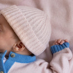 Baby cashmere hat in light pink | Oliver | Linnea Lund
