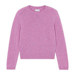 Pink cropped cashmere sweater crewneck - pack shot  | Pia | Linnea Lund