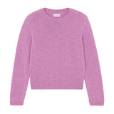 Pink cropped cashmere sweater crewneck - pack shot  | Pia | Linnea Lund