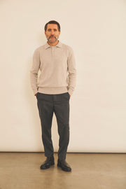 beige cashmere polo sweater | Ralph | Linnea Lund