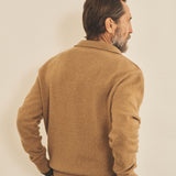 Camel men cashmere sweater - back view | Ralph | Linnea Lund