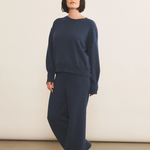 Cashmere sweater women blue - look | Sarah | Linnea Lund