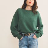 Green cashmere sweater women - video | Sarah | Linnea Lund