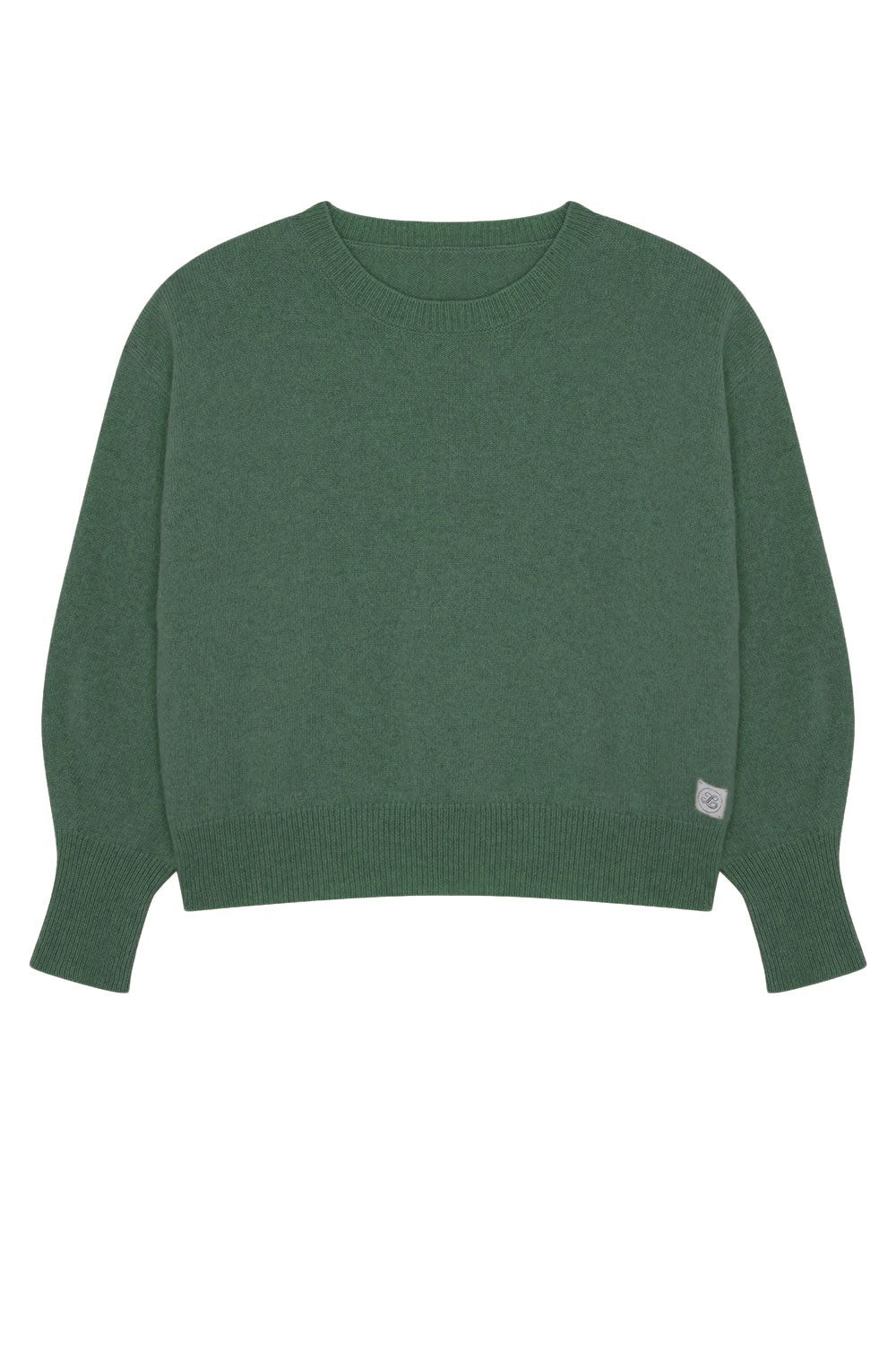 Green cashmere sweater women - packshot | Sarah | Linnea Lund