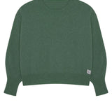 Green cashmere sweater women - packshot | Sarah | Linnea Lund