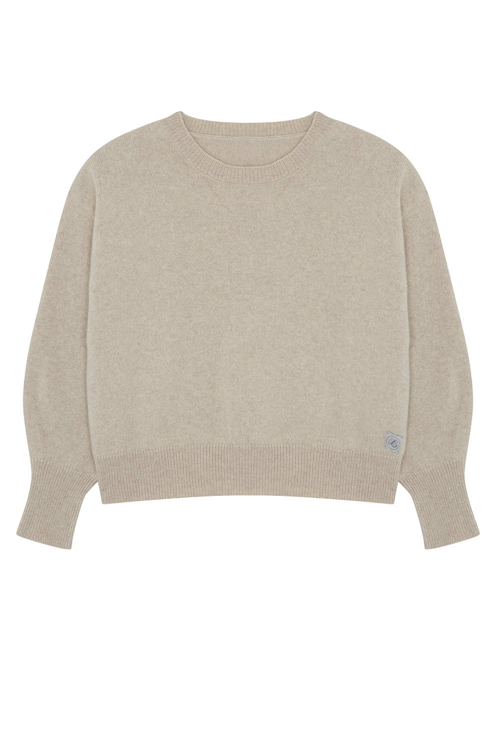 Cream beige cashmere sweater women - packshot | Sarah | Linnea Lund