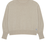 Cream beige cashmere sweater women - packshot | Sarah | Linnea Lund