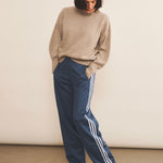 Cashmere sweater women beige - look | Sarah | Linnea Lund