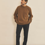 Brown men cashmere sweater - look | Sergio | Linnea Lund
