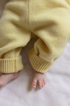 Baby cashmere leggings yellow | Sienna | Linnea Lund