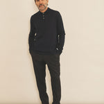 Dark blue men cashmere sweater - look | Viggo | Linnea Lund