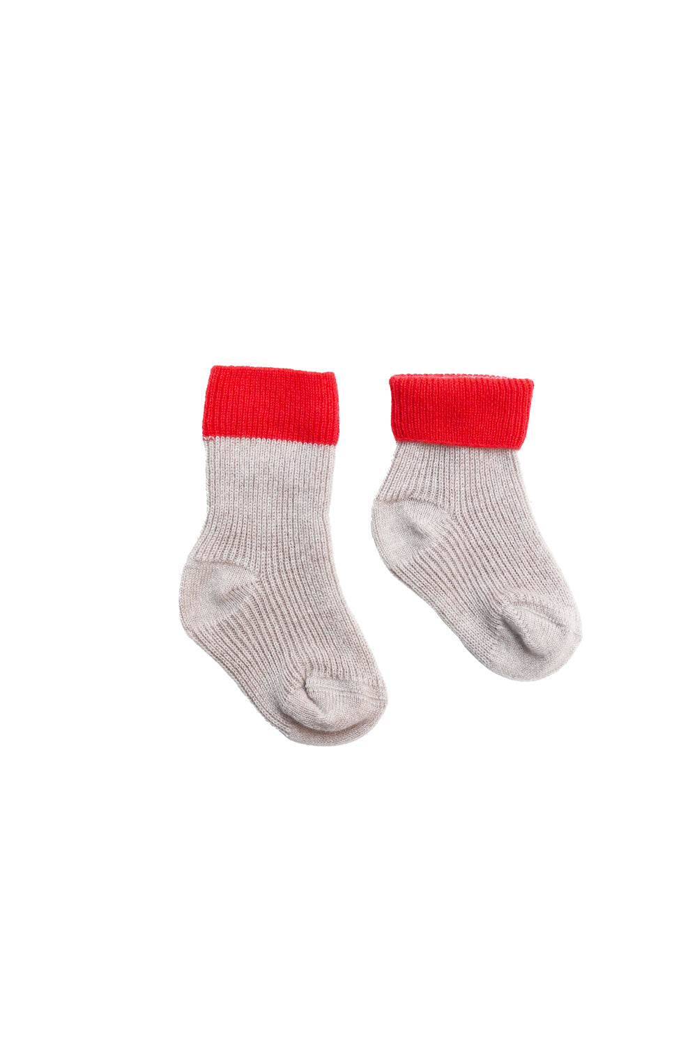 Baby cashmere socks in beige | Alice | Linnea Lund