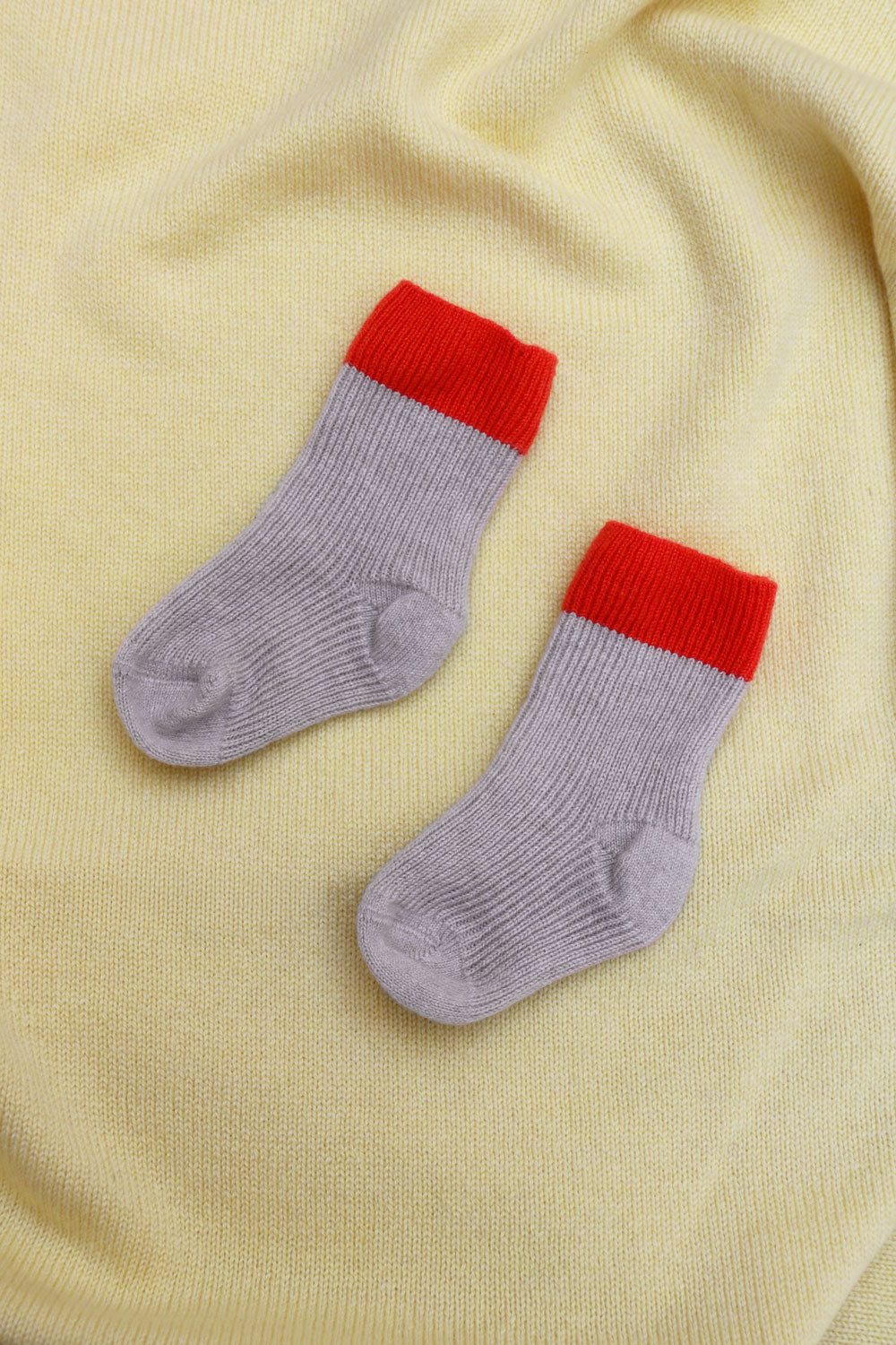 Baby cashmere socks in beige | Alice | Linnea Lund