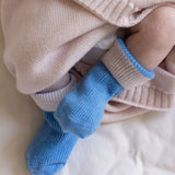 Baby cashmere socks in blue | Alice | Linnea Lund