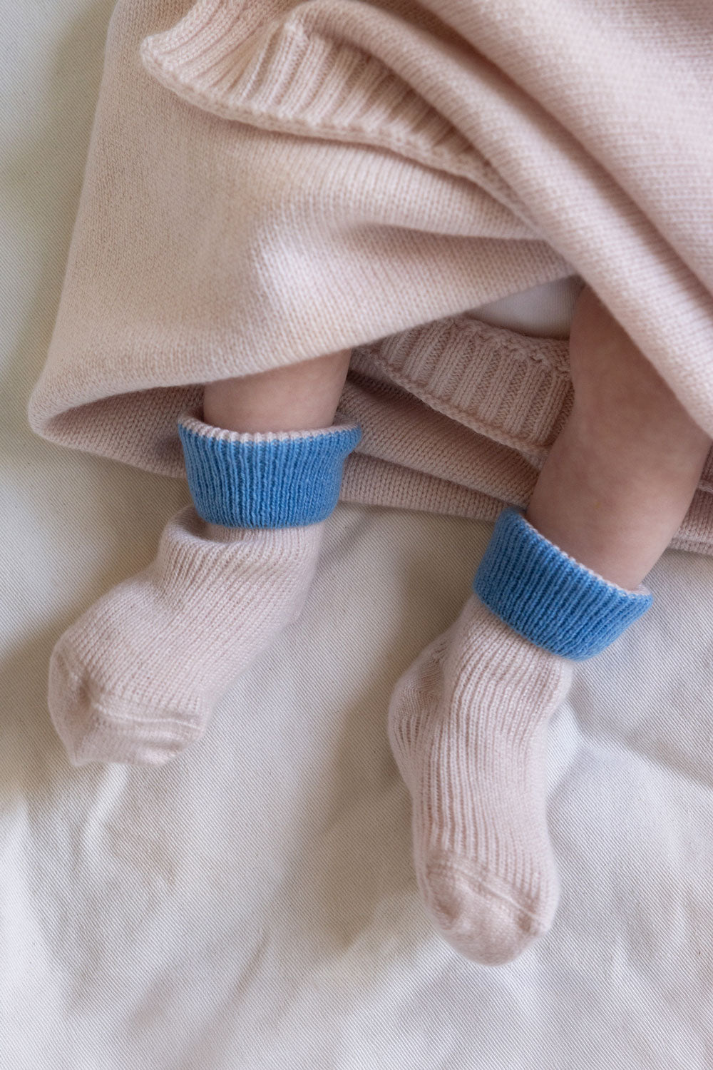Baby cashmere socks in light pink | Alice | Linnea Lund
