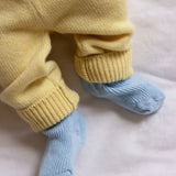 Baby cashmere socks in sky blue | Alice | Linnea Lund