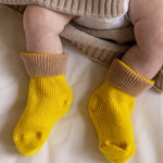 Baby cashmere socks in yellow | Alice | Linnea Lund