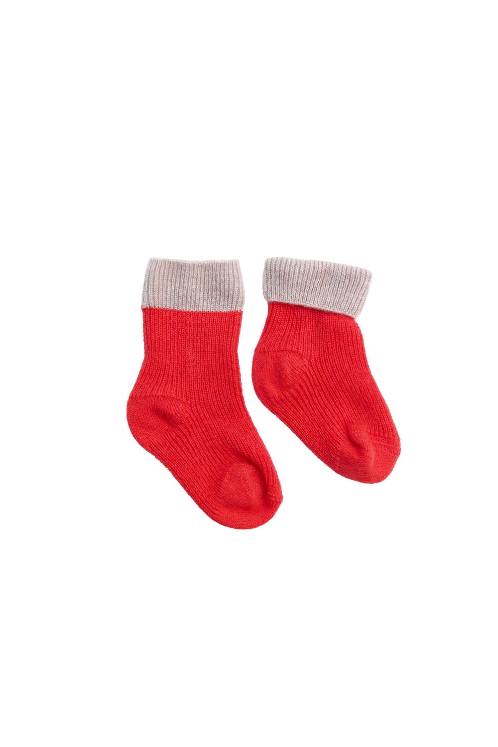 Baby cashmere socks in orange | Alice | Linnea Lund