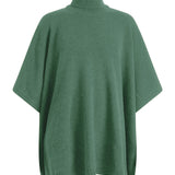 Green cashmere poncho - packshot | Angela | Linnea Lund