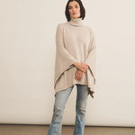 beige cashmere poncho women - look | Angela | Linnea Lund