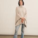 beige cashmere poncho women - look | Angela | Linnea Lund