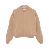 Camel cashmere bomber - packshot | Elle Macpherson x Linnea Lund