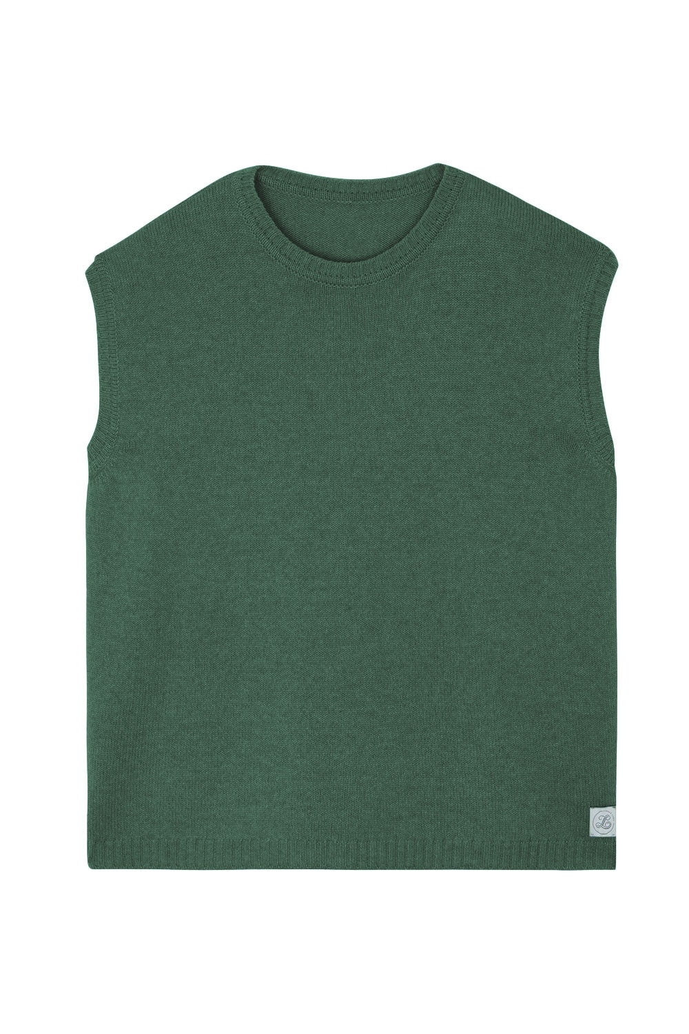Green cashmere sweater - packshot | Berit | Linnea Lund