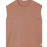 rose gold sleeveless cashmere sweater women | Berit | Linnea Lund