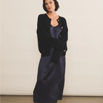 Black cashmere cardigan women- look | Carole | Linnea Lund