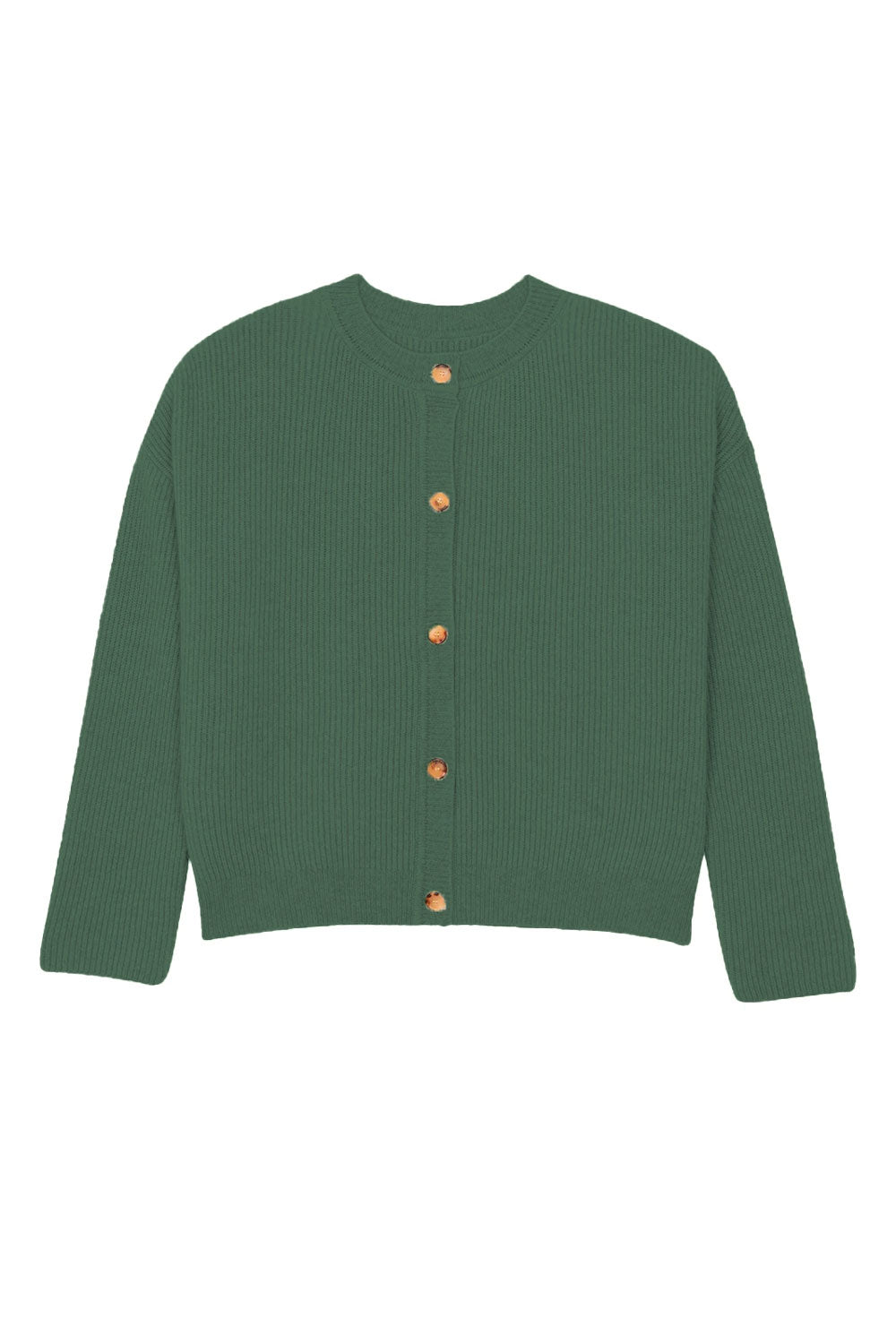 Green cashmere sweater - packshot | Carole | Linnea Lund