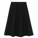 Timeless cashmere midi skirt black | Sylvie | Linnea Lund